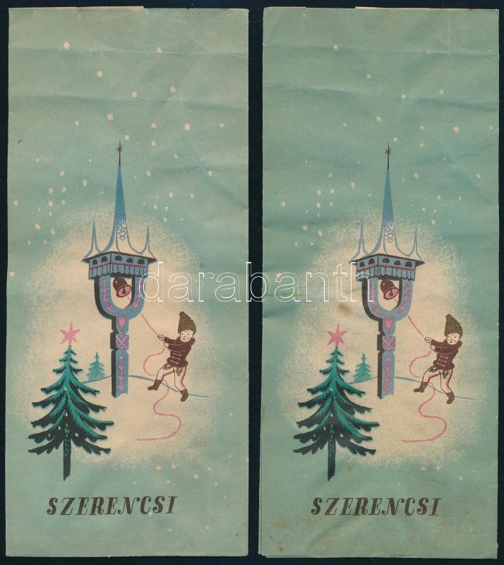 Szerencsi cukorkás zacskó, 2 db
