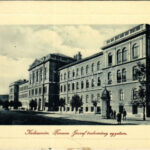 1910 Kolozsvár, Cluj; Ferenc József tudományegyetem. W.L. Bp. 6397. 1910. / university (EM)