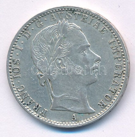 Ausztria 1862A 1/4Fl Ag 'Ferenc József' T:AU patina, apró ph Austria 1862A 1/4 Florin Ag 'Franz Joseph' C:AU patina, tiny edge error Krause KM#2214