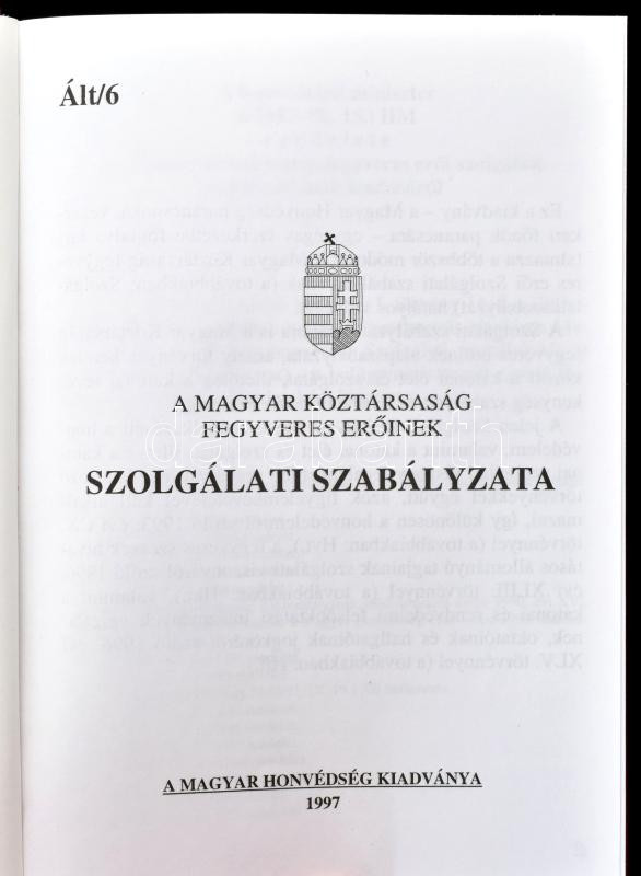 1991-2006 Magyar Honvédség, 4 db szolgálati szabályzat és útmutató - Image 2