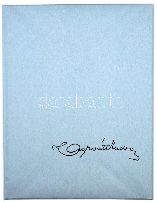 'Horváth Endre festőművész és grafikus (1896-1954)' Magyar Pénzjegynyomda Rt., Budapest, 2000. Sorszámozott díszkiadás, '033'-as sorszámmal, rézkarc melléklettel: 'Horváth Endre: Újévi Üdvözlőlap', eredeti papírcsomagolásban