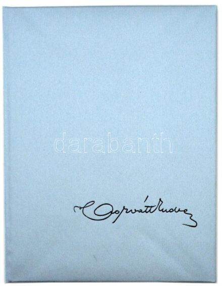 'Horváth Endre festőművész és grafikus (1896-1954)' Magyar Pénzjegynyomda Rt., Budapest, 2000. Sorszámozott díszkiadás, '033'-as sorszámmal, rézkarc melléklettel: 'Horváth Endre: Újévi Üdvözlőlap', eredeti papírcsomagolásban