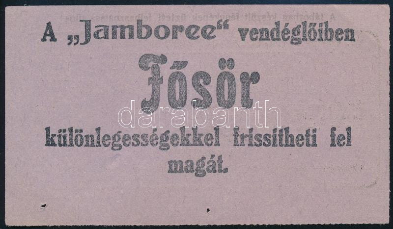 1933 Kedvezményes belépőjegy látogatók részére a gödöllői Világjamboree-ra, szép állapotban - Image 2