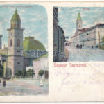 1903 Szatmárnémeti, Satu Mare; Római katolikus székesegyház, zárda / cathedral, nunnery (Rb)