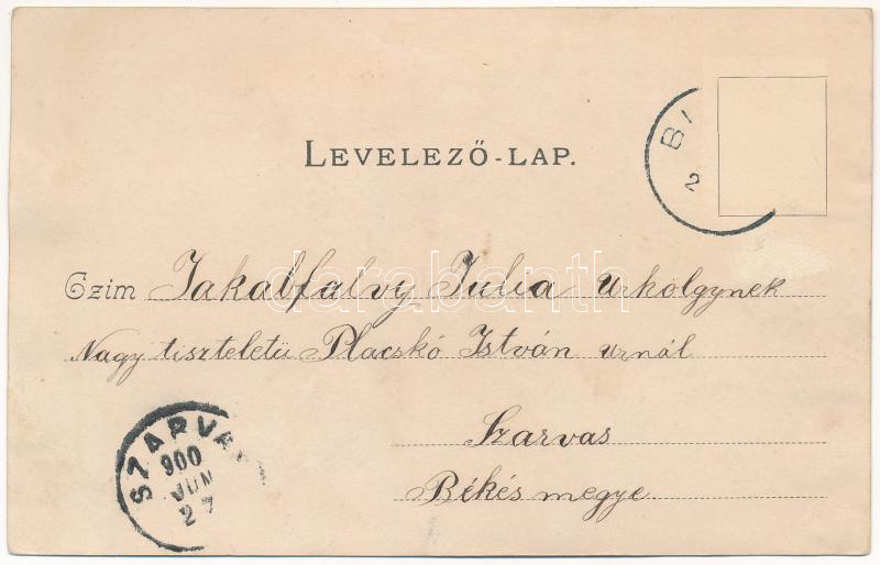 1900 Szatmárnémeti, Satu Mare; zárda. Lövy Miksa kiadása / nunnery (Rb) - Image 2