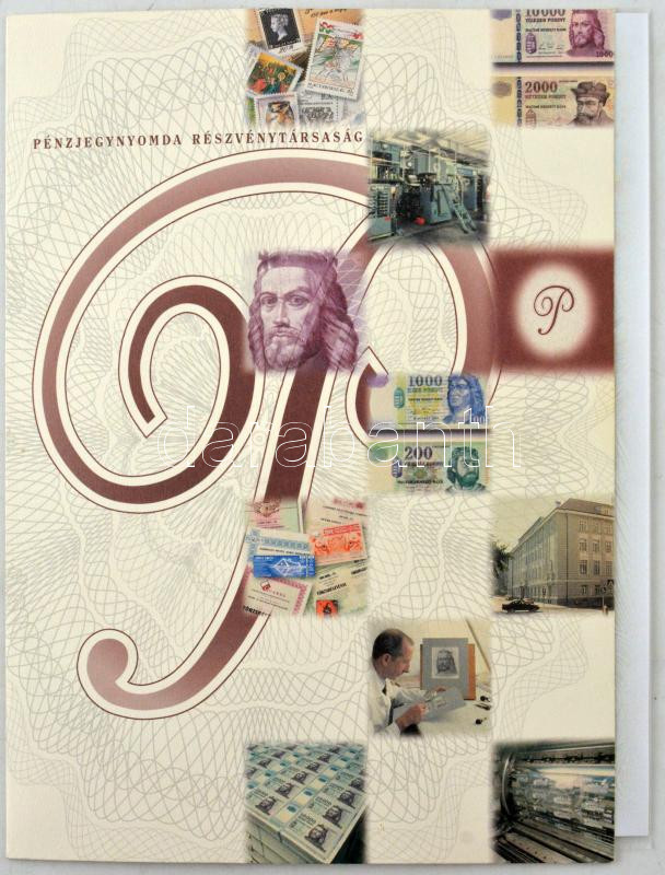 2019. 'Herman Ottó' (2xklf) mintabankjegy pár tervezet, kétoldalas tájékoztatóval, 'Pénzjegynyomda Részvénytársaság' karton mappában. Tervezte: Pálinkás György T:UNC / Hungary 2019. 'Ottó Herman' (2xdiff) test banknote pair with a - Image 3