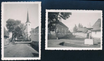 1942 Csíkcsicsó 2 db fotó 4x6 cm