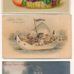 41 db húsvéti képeslap az 1910-1920-as évekből / Easter greetings, 41 postcard from 1910-1920-es