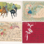 50 db múlt századfordulós üdvözlólap sok lithoval / greeting cards ~1900 with many lithos