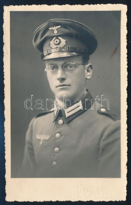 cca 1940 Német repülős tiszt / Luftwaffe, Wehrmacht officer 14x10 cm