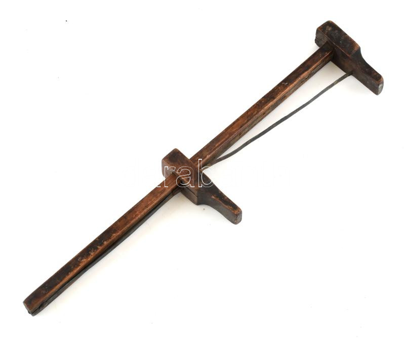 cca 1900 Cipész lábméretmérő tolóeszköz 41 cm