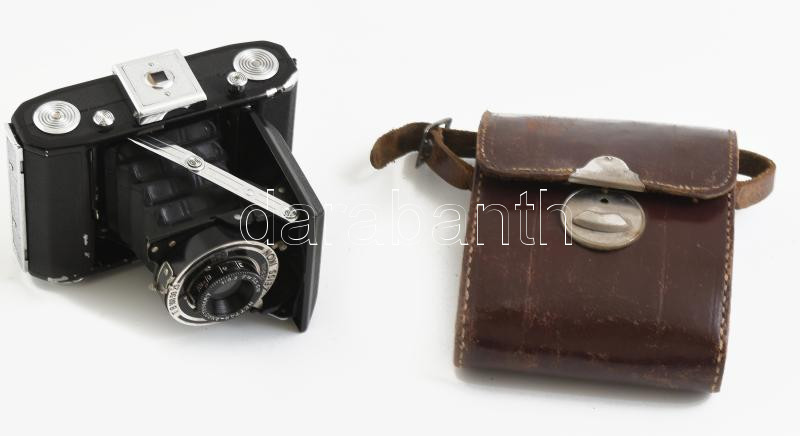 Zeiss Ikon Derwall fényképezőgép bör tokkal jó állapotban