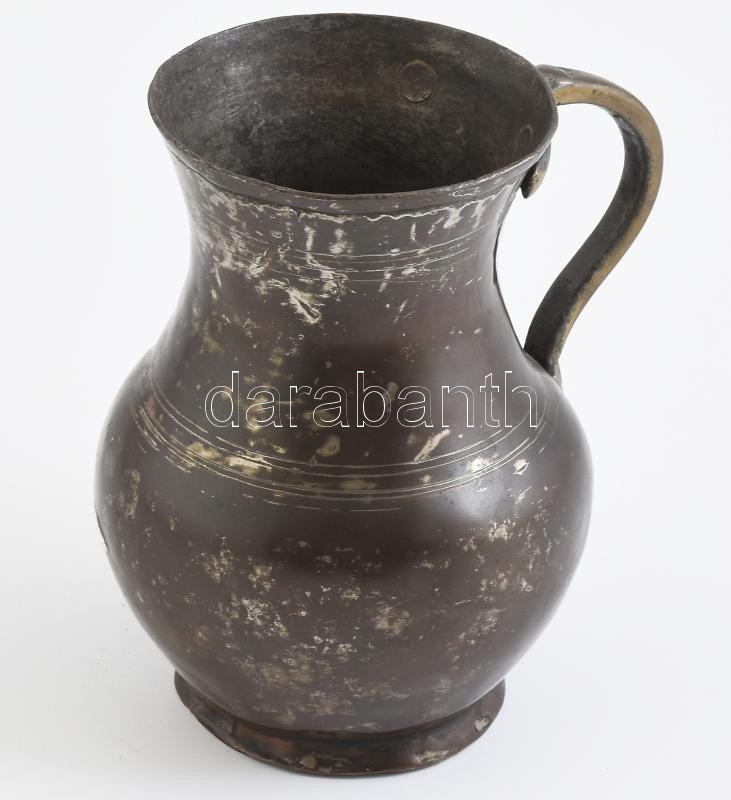 cca 1800 vörösréz kancsó 16 cm