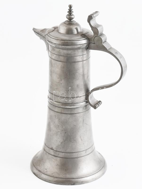 cca XVIII. sz vége angol ón kanna, kiöntő 35 cm