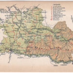 Arad vármegye térképe. Kiadja Károlyi Gy. / Map of Arad county (EM)