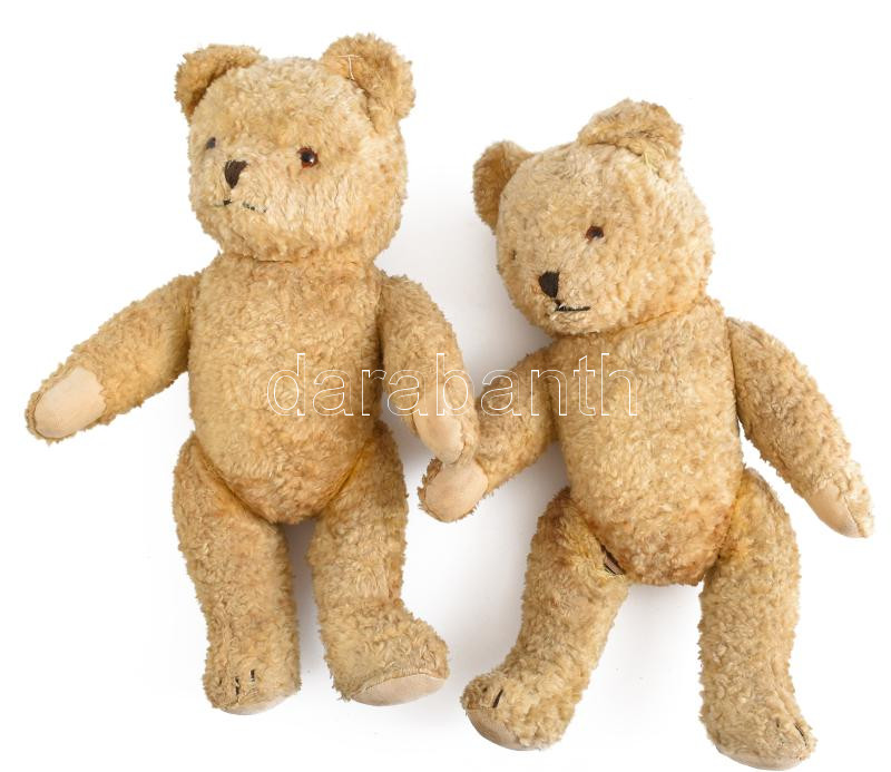 2 Teddy mackó testvér (Tinti és Pimpi) 1950 50 cm