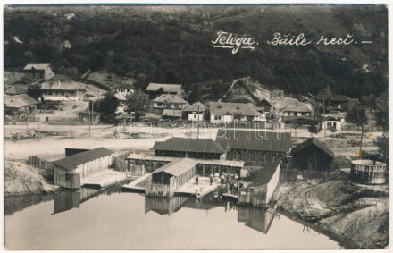 1928 Telega, Baile reci / spa. Foto Olteanu Campina, photo