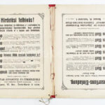 1909 Magyar ásványvíz és fürdőszemle vasúti hirdetési kartontáblája, ritka - Image 2