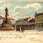 1901 Arad, 13 vértanú szobra / martyrs' statue. Kunstanstalt Kosmos litho s: Geiger R. (EB)