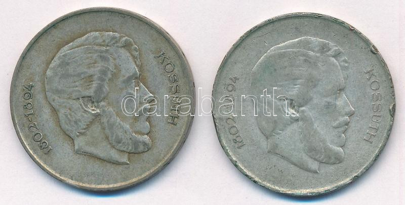 1947. 5Ft Ag 'Kossuth' (2x) T:F patina Adamo F8.1