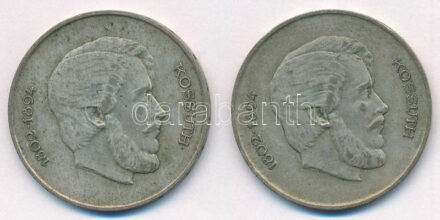 1947. 5Ft Ag 'Kossuth' (2x) T:VF patina Adamo F8.1