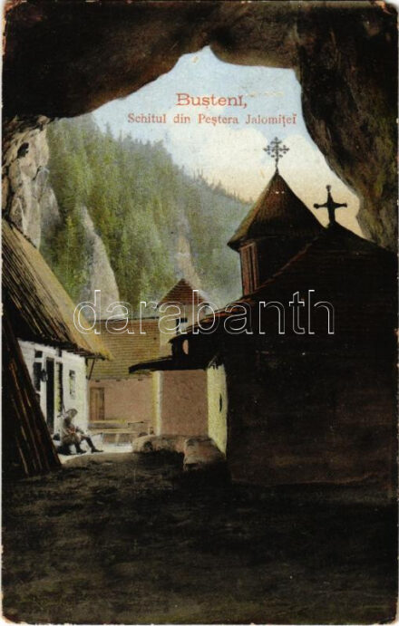 Busteni, Schitul din Pestera Jalomitei / Ialomitei Cave, hermitage (EM)