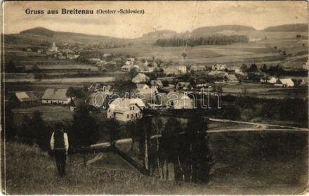 1922 Siroká Niva, Bretnov, Breitenau; general view (fa)