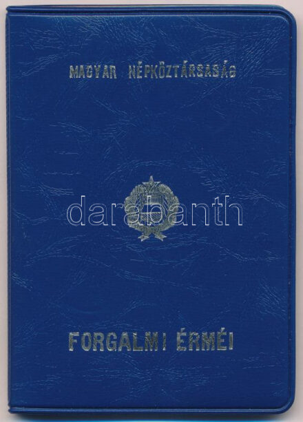 1984. 2f-20Ft (10xklf) forgalmi sor kék műbőrtokban T:UNC