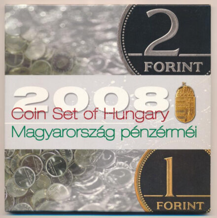 2008. 1Ft-100Ft (7xklf) 'Búcsú az egy- és kétforintostól' forgalmi sor szettben T:BU Adamo FO42.1