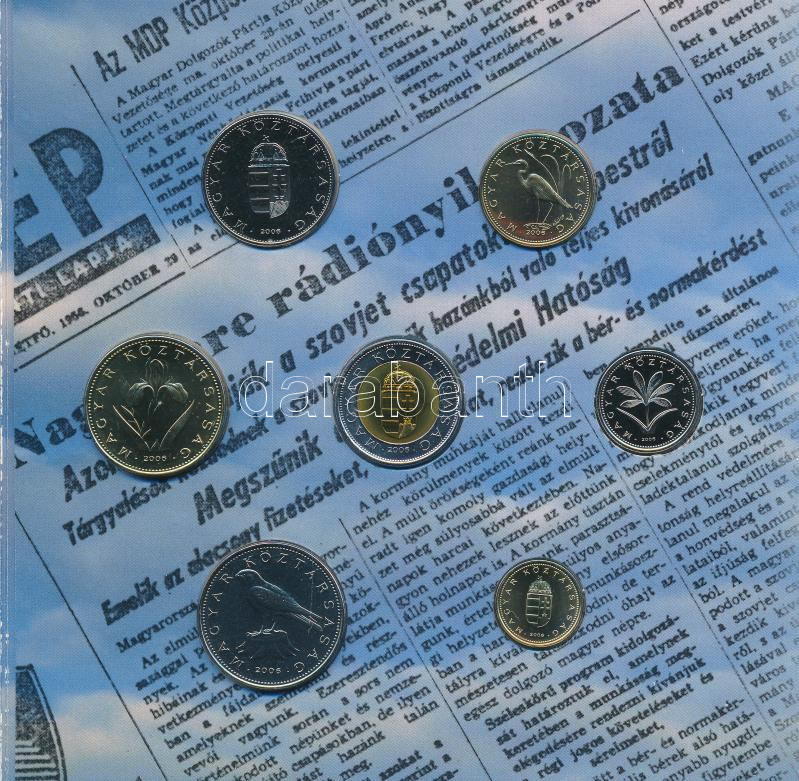 2006. 1Ft-100Ft (7xklf) '1956-os forradalom' forgalmi sor szettben T:BU Adamo FO40 - Image 3