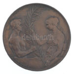 Damkó József (1872-1955) / Exner Károly (1850-1919) DN 'Magyarországi Testedző-Egyesületek Szövetsége' bronz emlékérem (45mm) T:XF patina, karc / Hungary ND 'Magyarországi Testedző-Egyesületek Szövetsége (Association of Hungarian