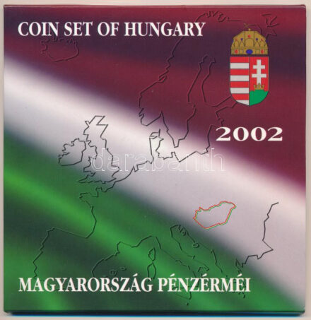 2002. 1Ft-100Ft (7xklf) + 100Ft 'Kossuth' forgalmi sor szettben T:BU Adamo FO35