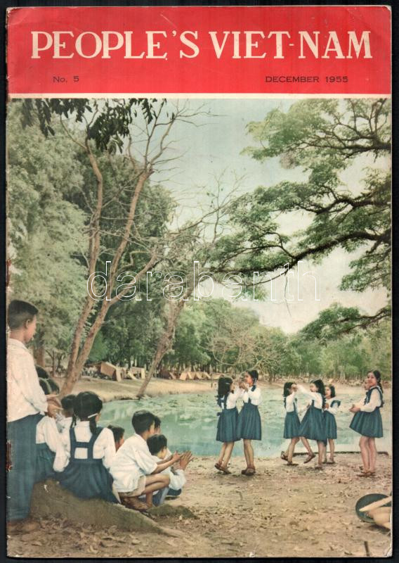 1955 People's Vietnam 5. száma, ajándékozási sorokkal