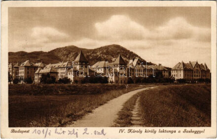 1940 Budapest XI. Sashegy, IV. Károly király laktanya (EK)
