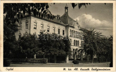 1938 Cegléd, M. kir. Állami Kossuth Reálgimnázium (fl)