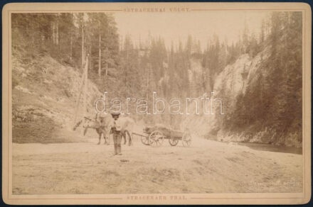 cca 1880 Sztracenai-völgy, keményhátú fotó, 11×16,5 cm / Stratená, Slovakia