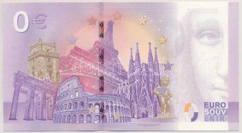 Törökország 2021. 0E 'Bozkurt' szuvenír bankjegy T:UNC Turkey 2021. 0 Euro 'Bozkurt' souvenir banknote C:UNC - Image 2