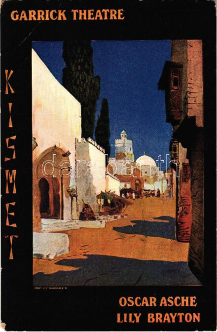 Garrick Theatre. Oscar Asche and Lily Brayton in An Arabian Night by Edward Knoblauch (EB)