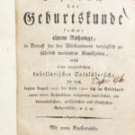 Zeller, Simon: Lehrbuch der Geburtskunde [...] Wien, 1803. Kartonált kötés, gerinc sérült, kopottas állapotban.