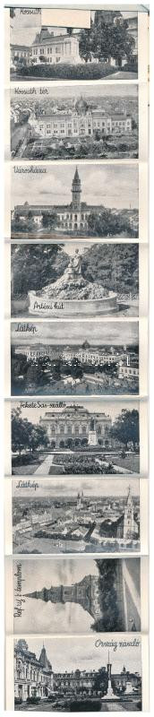 Hódmezővásárhely, magyar népviseletes és repülőgépes leporellólap 10 kis képpel s: Bernáth - Image 2