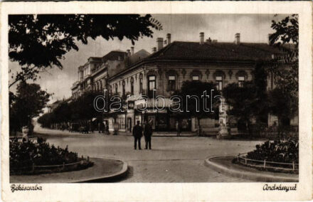 Békéscsaba, Andrássy út, üzletek (Rb)