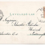 1899 (Vorläufer) Szentgotthárd, Templom, Fő tér, Rábapart. Wellisch Béla kiadása, Art Nouveau, floral, litho - Image 2
