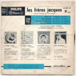 Les Freres Jacques - 9 'Quatre Chansons De Ricet-Barrier'. Vinyl, 7', EP, 45 RPM. Philips, Franciaország, 1958. - Image 2