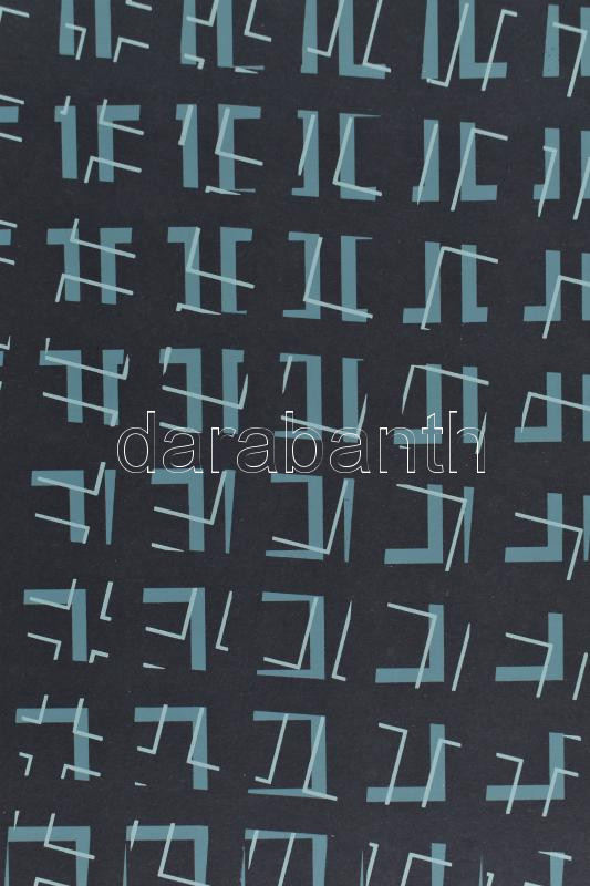 Berentz Péter (1972-): Geometrikus formák (cím nélkül), 2000. Szitanyomat, papír, jelzett, számozott (V/3), 39×39 cm - Image 2
