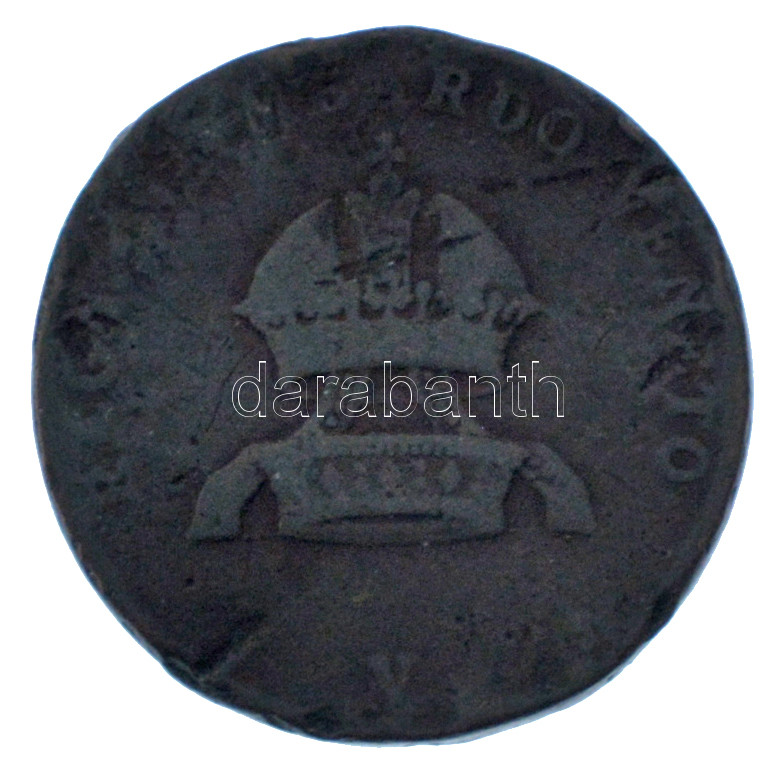 Olasz Államok / Lombardia-Velence 1822V 5c Cu T:VG Italian States / Lombardy-Venetia 1822V 5 Centesimi Cu C:VG
