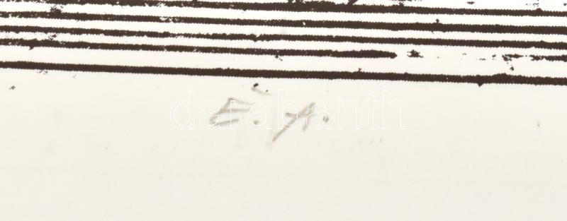 Ábrahám Rafael (1929-2014): Astronomy. Litográfia, papír, jelzett, művészpéldány E.A. jelzéssel, lap felső sarkaiban paszpartuzás nyomaival, 34x42 cm - Image 2