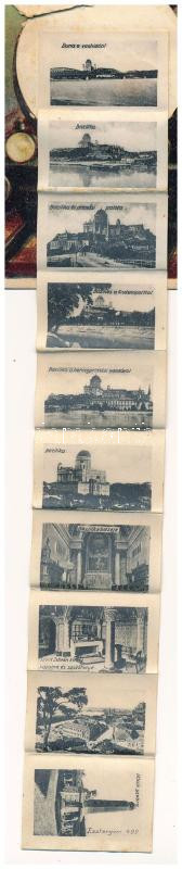 Esztergom, vasút, vonat kirándulás, gőzmozdony - leporellolap 10 kis képpel (fl) - Image 2