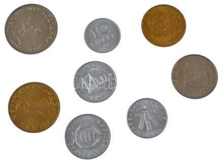 1988-1989. 10f-20Ft (8xklf) forgalmi összeállítás T:UNC,AU