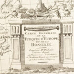 cca 1787 Carte Générale de la Turquie d Europe, et de la Hongrie, dirigée par Mr. Philippe Censeur Royal - Magyarország és Európa török hódoltsági része cca J. E. J. Vallet. Megjelent Mr. Philippe kiadásában 1787, Párizs. - Image 2