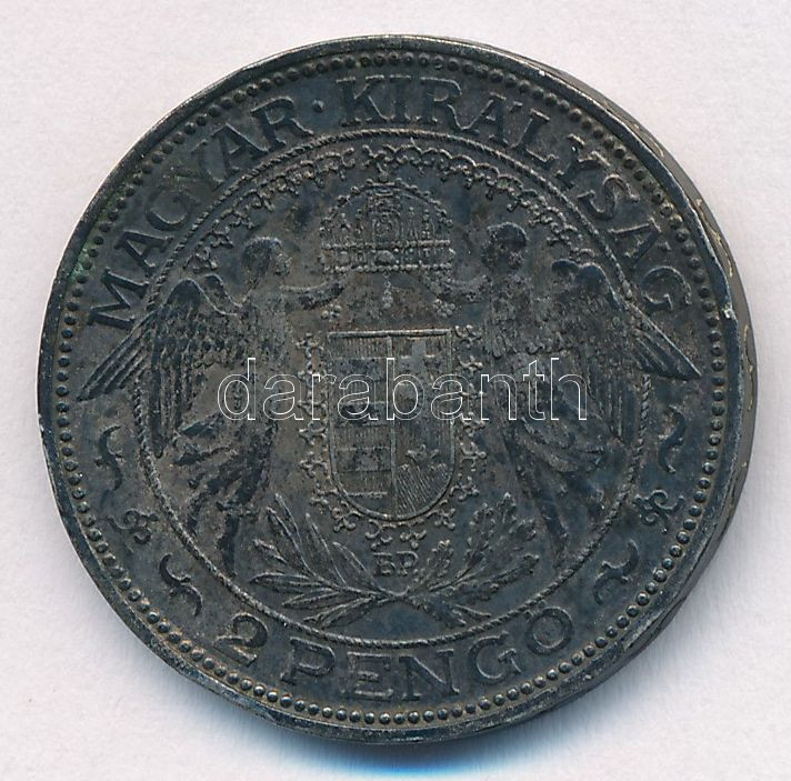 1938. 2P Ag 'Madonna' T:XF patina Adamo P7 - Image 2